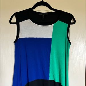 BCBG MAXAZRIA COLORBLOCK SHIRT